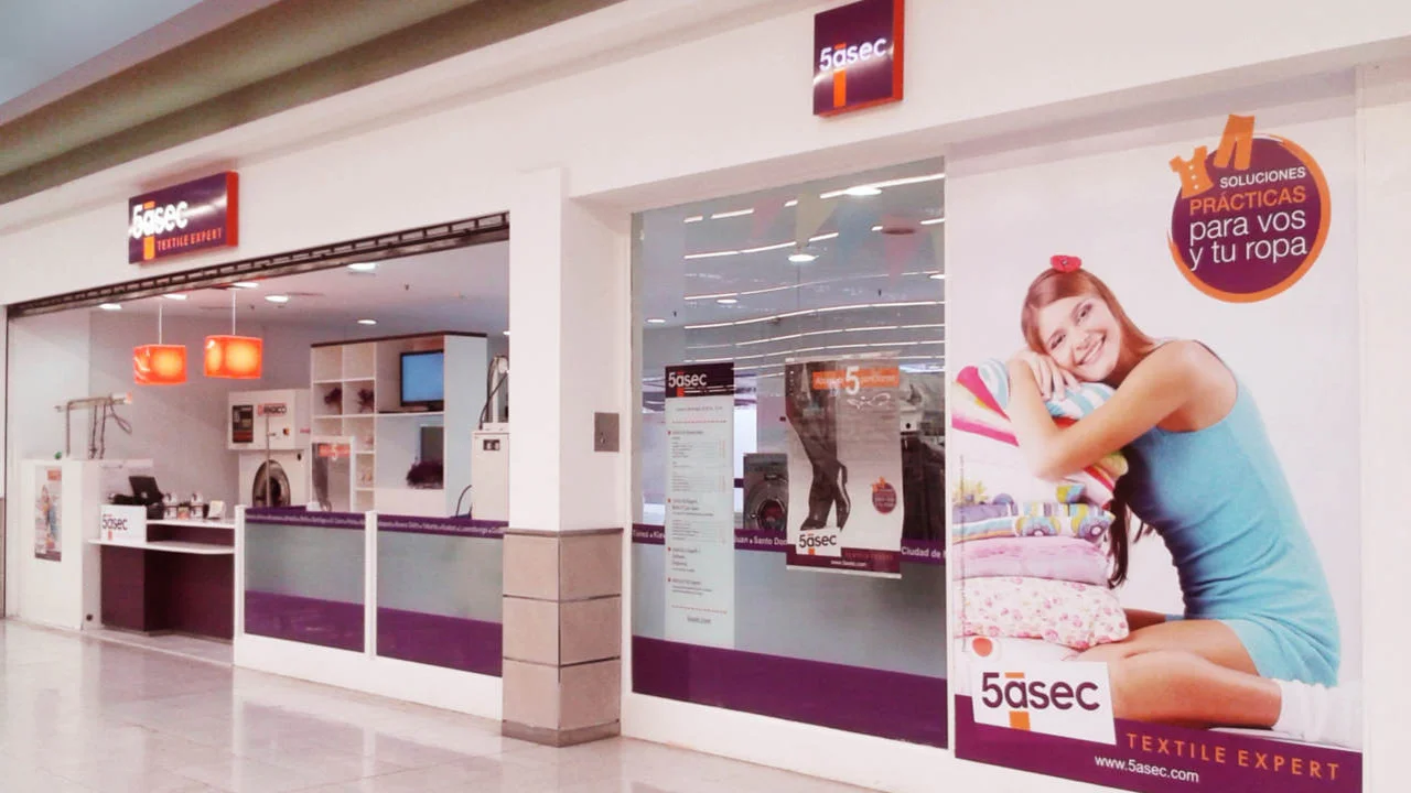 Tienda 5àsec en centro comercial